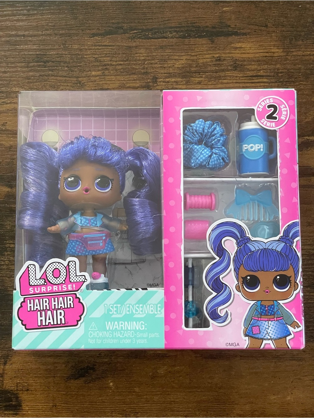 L.O.L. Surprise! Purple Hair,Hair,Hair Fashion Doll NWT